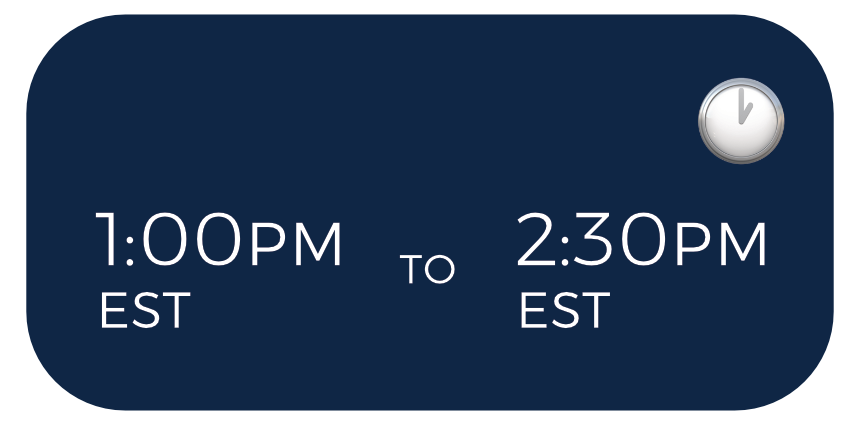 CwS Event Time: 1:00PM - 2:30PM